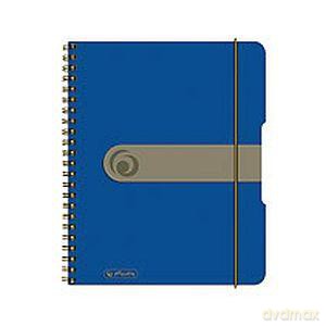Brulion A5/80 Kartek W Kratkę Na Spirali Pp Easy Organize Niebieski