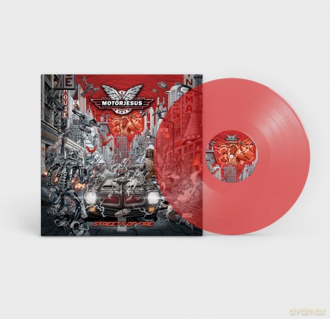 Motorjesus: Streets Of Fire (Limited Reaper) (Transparent Red) [Winyl]
