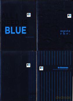 Brulion A5/96 Kartek W Kratkę Black&Blue