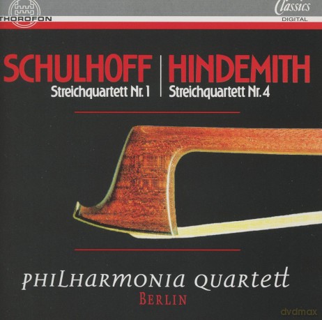 Erwin Schulhoff: Streichquartett Nr.1 [CD]