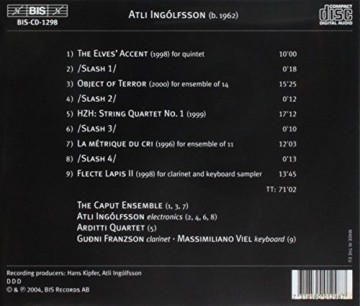 Atli Ingolfsson: Streichquartett Nr.1 [CD]