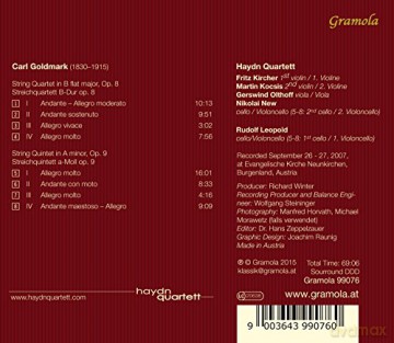 Karl Goldmark: Streichquartett op.8 [CD]