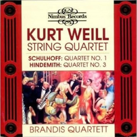 Kurt Weill: Streichquartett op.8 (1923) [CD]