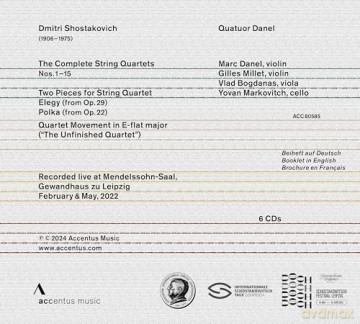 Dmitri Schostakowitsch: Streichquartette Nr.1-15 [6CD]