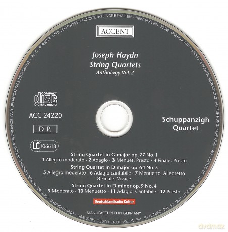 Joseph Haydn: Streichquartette Vol.2 [CD]