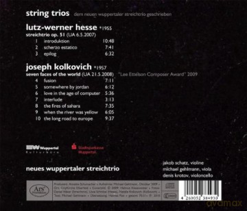 Lutz-Werner Hesse: Streichtrio op.51 [CD]