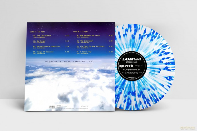 Laserdance: Strikes Back (Limited) (Clear W/ Blue Splatter) [Winyl]