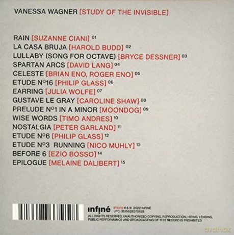 Vanessa Wagner: Study Of The Invisible [CD]