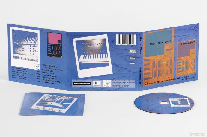 Manfred Miersch: Subharmonisch (8 Stucke fur Mixtur-Trautonium, Subharchord und Var-Q-Lator) [CD]