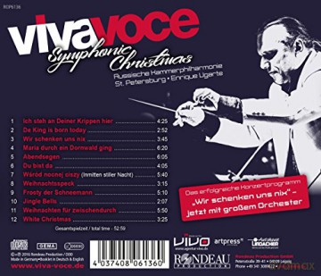 Viva Voce: Symphonic Christmas: Live 2015 [CD]