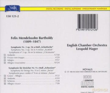 Felix Mendelssohn Bartholdy: Symphonie Nr.3 Schottische [CD]