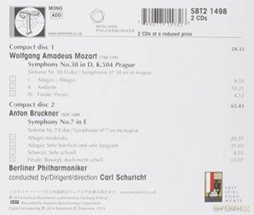 Wolfgang Amadeus Mozart: Symphonie Nr.38 [2CD]