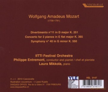 Wolfgang Amadeus Mozart: Symphonie Nr.40 [CD]