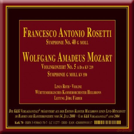 Wolfgang Amadeus Mozart: Symphonie Nr.40 [CD]