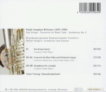 Ralph Vaughan Williams: Symphonie Nr.5 [CD]