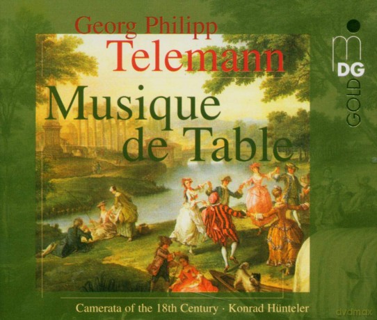 Georg Philipp Telemann: Tafelmusik Vol.1-4 (Teile 1-3) [4CD]