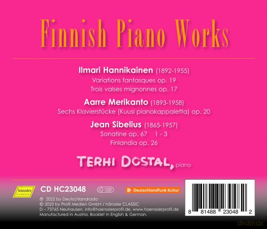 Terhi Dostal - Finnish Piano Works [CD]