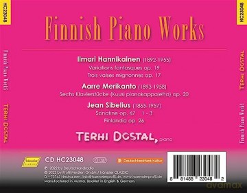 Terhi Dostal - Finnish Piano Works [CD]