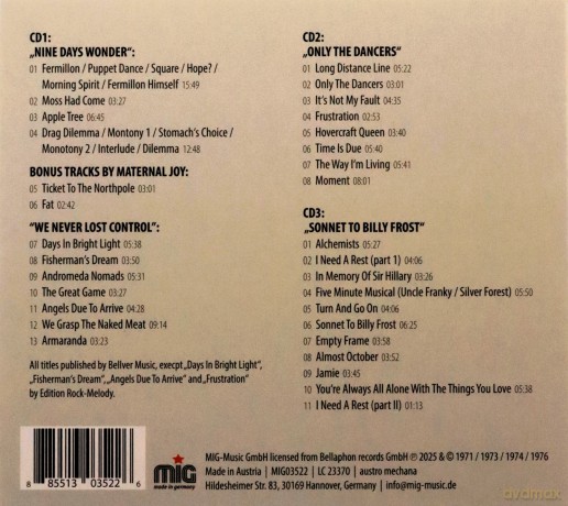 Nine Days Wonder: The Bacillus Years (+ Bonus) [3CD]
