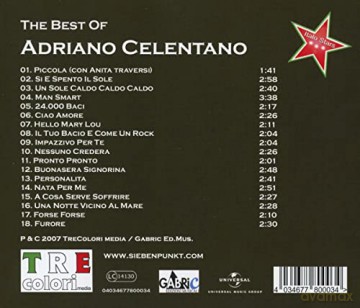 Adriano Celentano: The Best Of Adriano Celentano [CD]