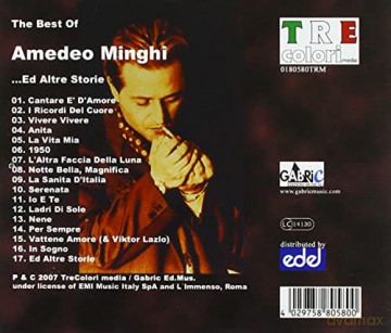 Amedeo Minghi: The Best Of Amedeo Minghi Ed Altre Storie [CD]