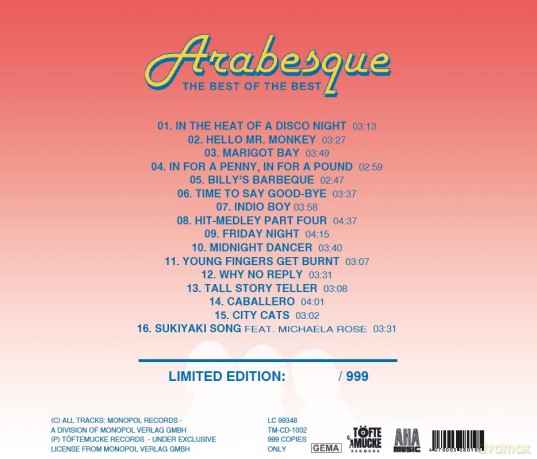 Arabesque: The Best Of The Best (Limited Handnumbered) [CD]