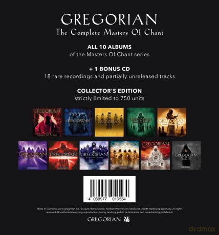Gregorian: The Complete Masters Of Chant (Limited) [11CD]