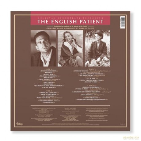 Gabriel Yared: The English Patient (Deluxe) (Orange) [2xWinyl]