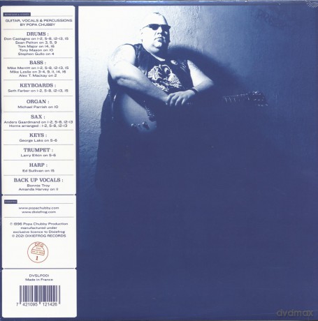 Popa Chubby: The First Cuts (Transparent Blue) [Winyl]