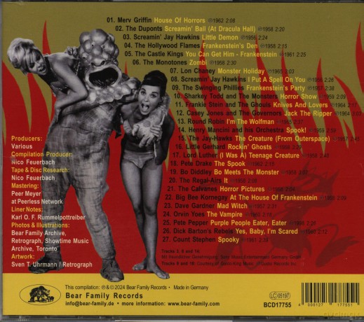 The House Of Horrors: 27 Spooky Tales For Your Halloween Party [CD]