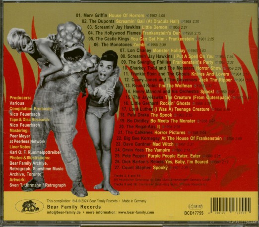 The House Of Horrors: 27 Spooky Tales For Your Halloween Party [CD]