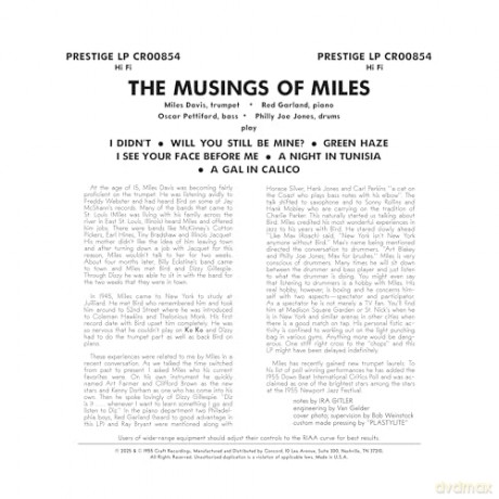 Miles Davis: The Musings Of Miles (remastered) [Winyl]