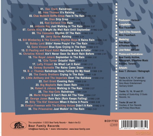 The Rhythm Of The Rain: 30 Melodic Drops For Cloudy Days [CD]