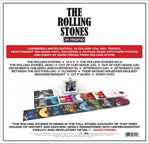 The Rolling Stones: The Rolling Stones In Mono (Limited Numbered Edition Boxset) (Colored) [16xWinyl]