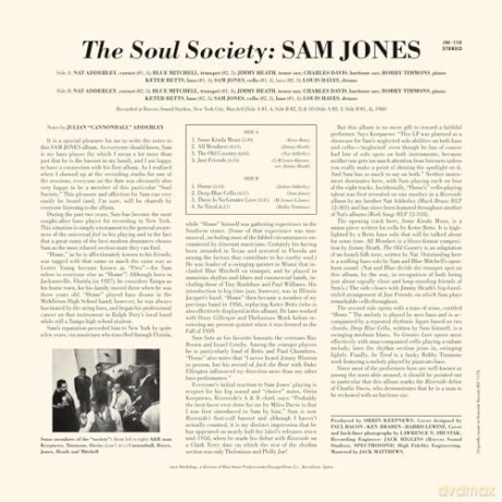 Sam Jones: The Soul Society (remastered) (Limited) [Winyl]