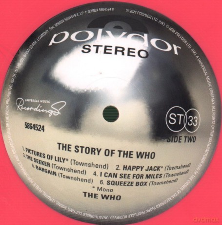 The Who: The Story Of The Who (Colored) [2xWinyl]