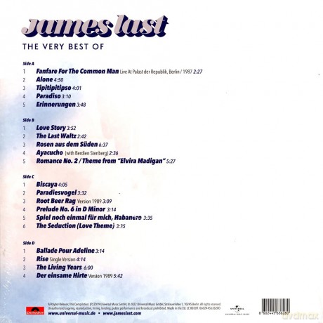 James Last: The Very Best Of (Limited) (Blue) [2xWinyl]