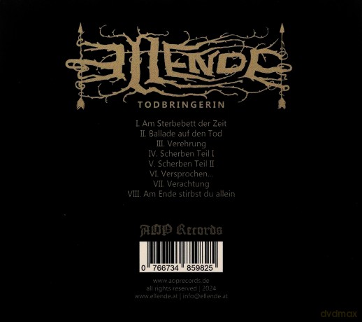 Ellende: Todbringerin [CD]