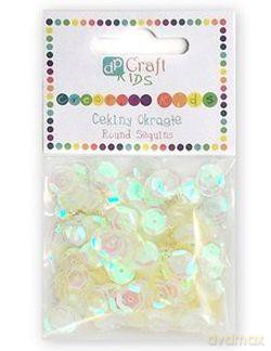 Cekiny Okrągłe Opalescent