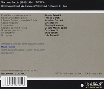 Giacomo Puccini: Tosca [2CD]