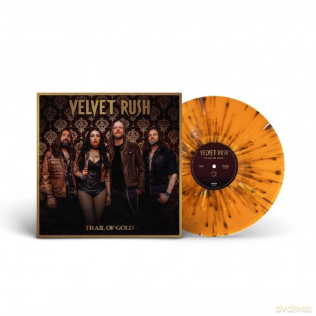 Velvet Rush: Trail Of Gold (Orange/Gold/Black Splatter) [Winyl]