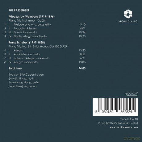 Trio Con Brio Copenhagen - The Passenger [CD]