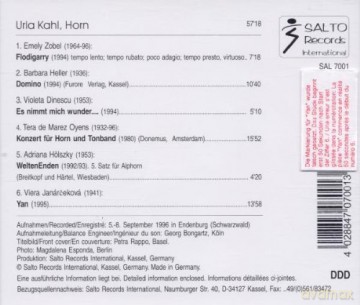 Urla Kahl - Horn [CD]