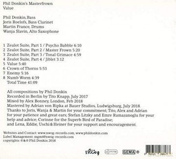 Phil Donkin: Value [CD]