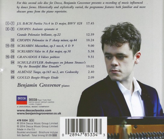 Benjamin Grosvenor: Dances [CD]