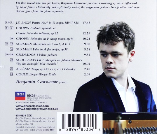 Benjamin Grosvenor: Dances [CD]