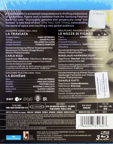 Anna Netrebko: Live From The Salzburg Festival [Blu-Ray]