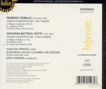 Giovanni Battista Viotti: Violinkonzert Nr.13 [CD]