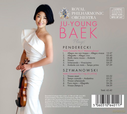 Krzysztof Penderecki: Violinkonzert Nr.2 Metamorphosen [CD]