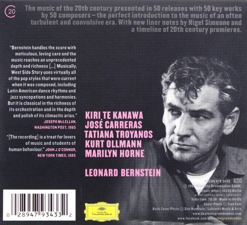 Bernstein West Side Story (20C) [CD]